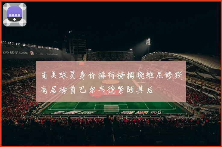 南美球员身价排行榜揭晓维尼修斯高居榜首巴尔韦德紧随其后
