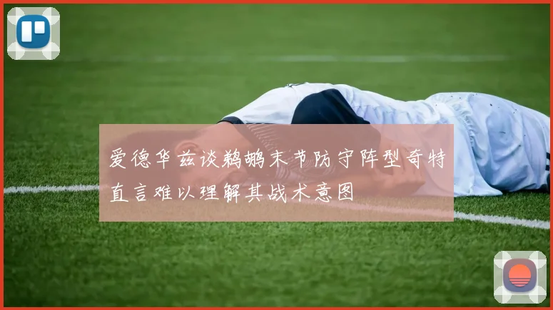 爱德华兹谈鹈鹕末节防守阵型奇特直言难以理解其战术意图